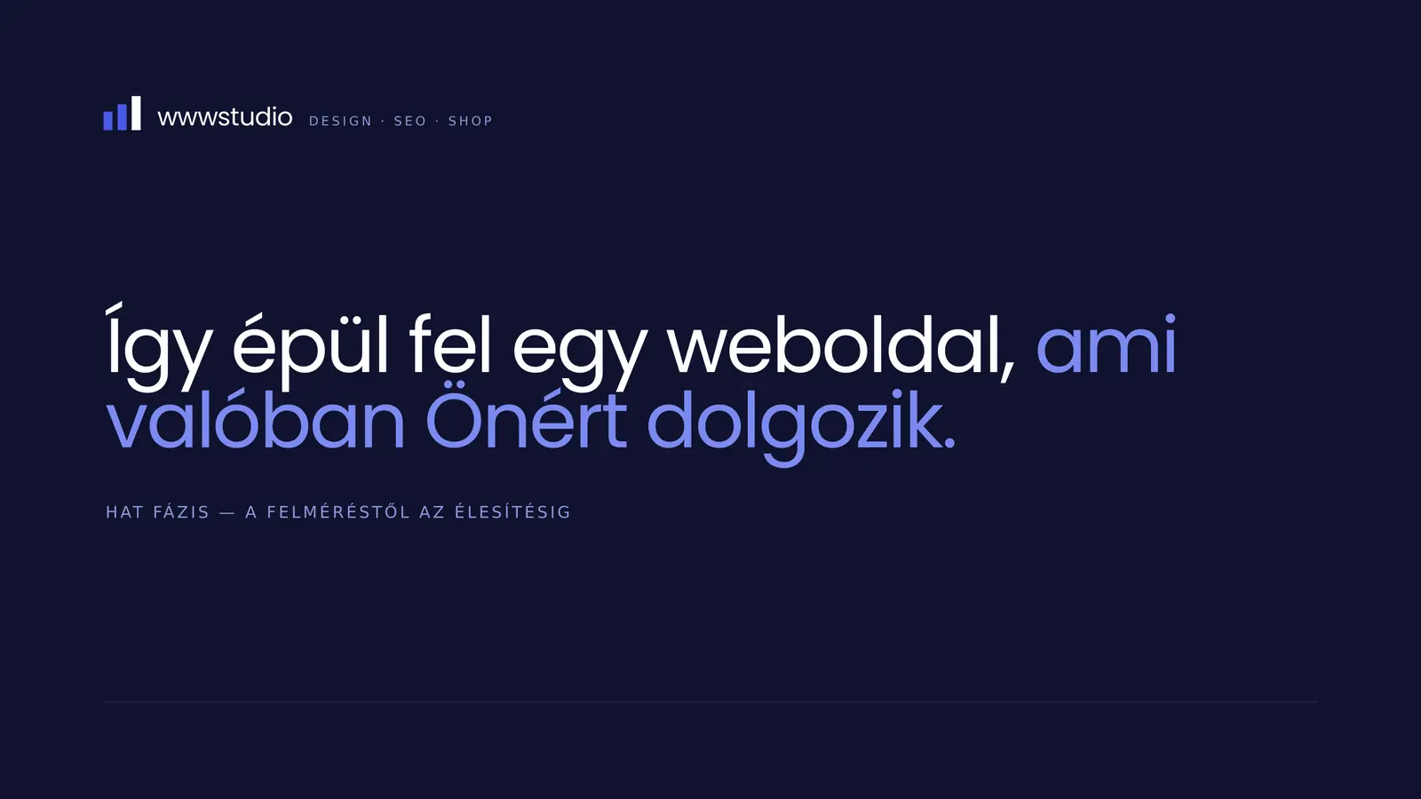 A weboldalkészítés folyamata – prezentáció
